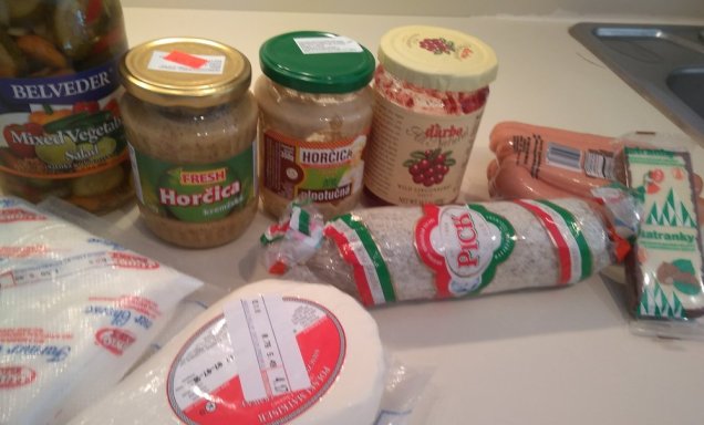 Czech selection of foods
