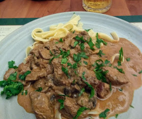 Beef Stroganoff Light version