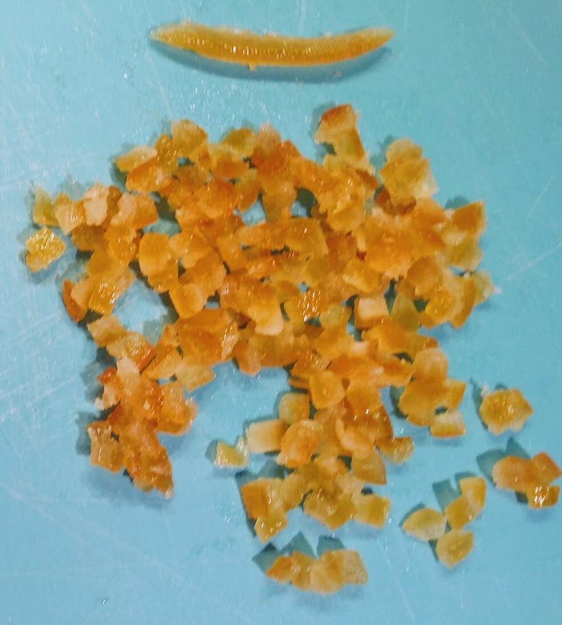candied orange peel chopped