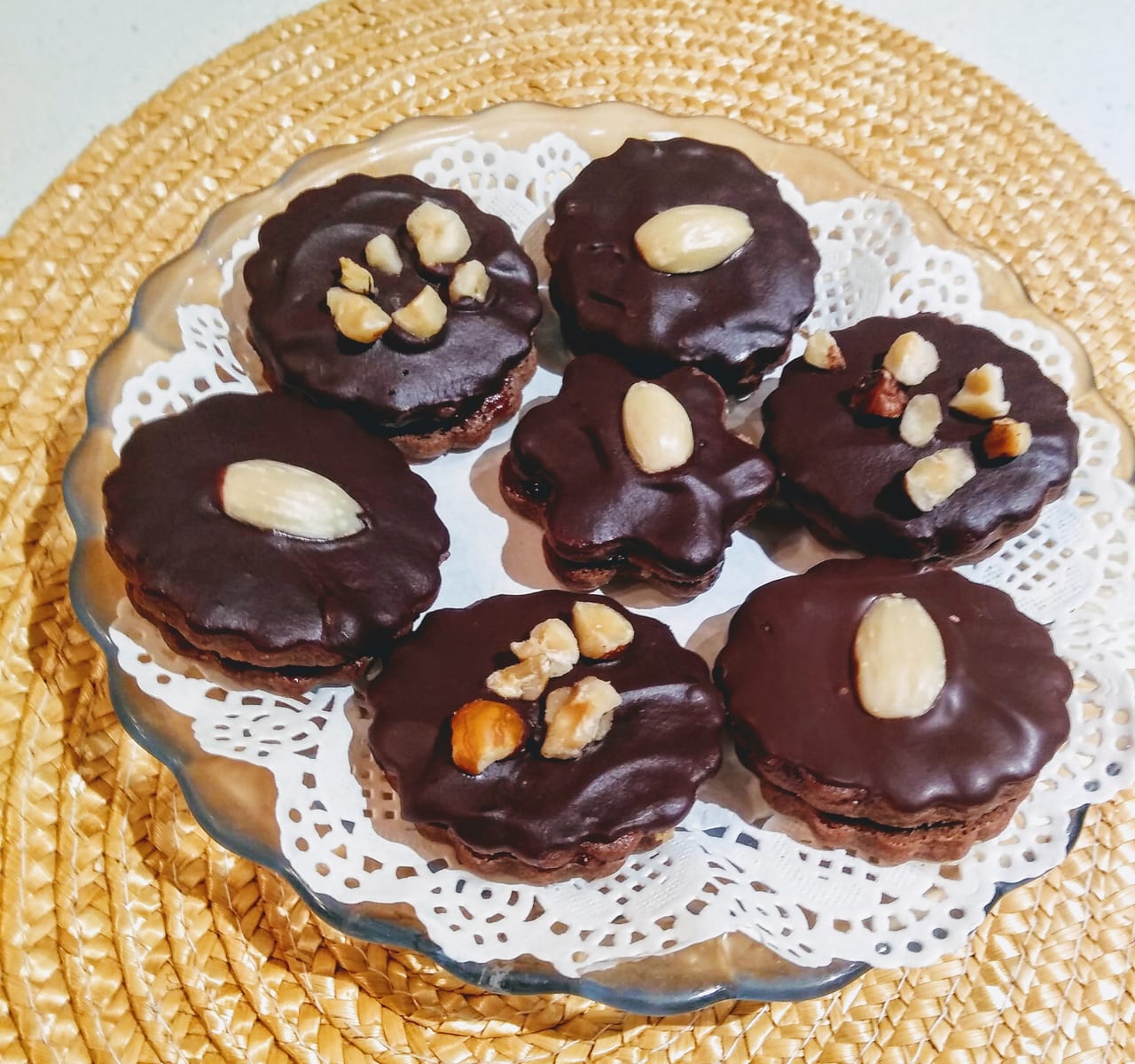 Ischl torte cookies finished