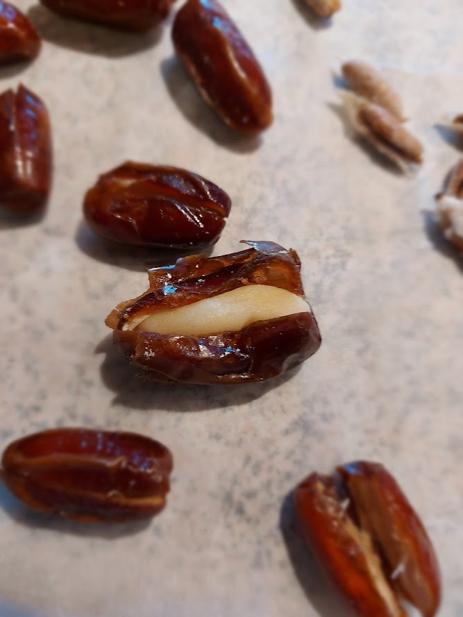 Dates marzipan just stuffed